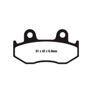 Pastilla Freno Ebc Organic Sfa323/2