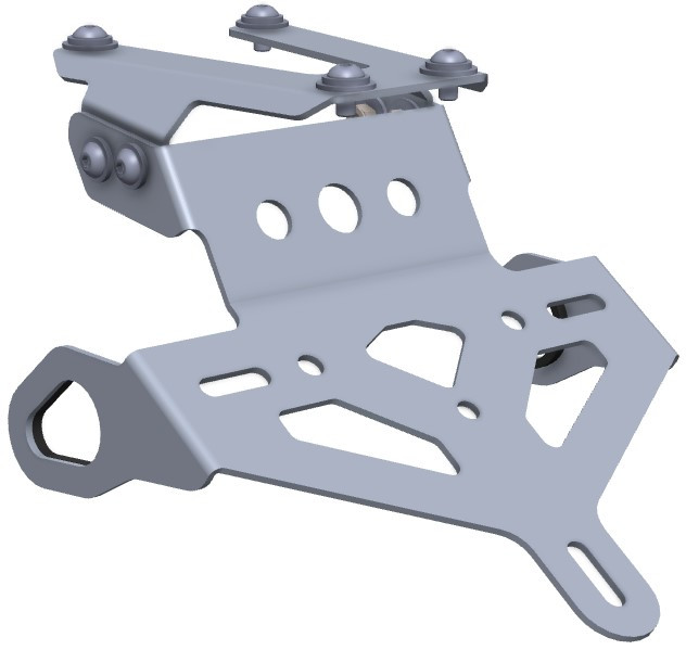 SOPORTE DE MATRICULA CROSSPRO YAMAHA TENERE 700 20-23 / TENERE 700 RALLY 21-23 / TENERE 700 WR 22-23